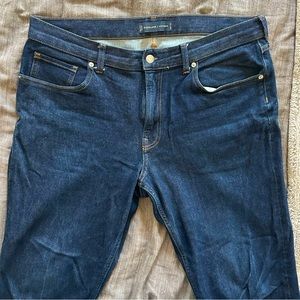 The Slim Jean; Everlane Men’s 36 x 32 Dark Wash